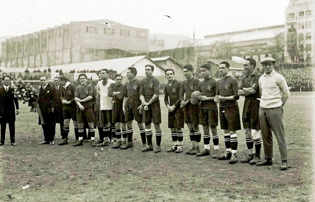 📸SELECCIÓN DE ESPAÑA 📆28 enero 1923  ➡️Vallana, Careaga, Zamora, Acedo, Carmelo,Monjardín, Meana, Piera, Samitier, Zabala y Peña. SELECCIÓN DE ESPAÑA 3 🆚 SELECCIÓN DE FRANCIA 0 Domingo 28/01/1923, 15:30 horas, Partido internacional amistoso. San Sebastián, Guipúzcoa, España, estadio de Atocha: 16.000 espectadores. GOLES: ⚽1-0: 11’, Monjardín. ⚽2-0: 42’, Zabala. ⚽3-0: 83’, Monjardín.