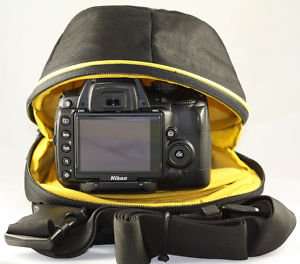 Nikon Top Loader Holster SLR Camera Case with Multi Compartments & Adjustable Shoulder Strap for Nikon D40, D60, D70, D80, D90, D300, D300S, D700, D3000, D3100, D5000, D5100 & D7000 SLR Digital Cameras