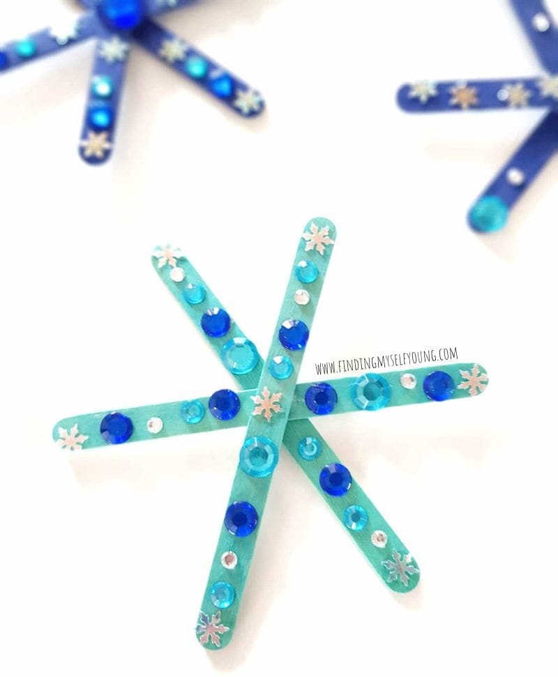 popsicle stick snowflake pattern.