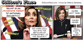 stilton’s place, stilton, political, humor, conservative, cartoons, jokes, hope n’ change, trump, pelosi, impeachment, bitch, botox face, stroke victim, dog sucker