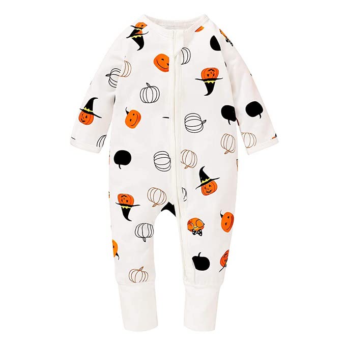 Baby Pumpkin Halloween Pajamas from Amazon