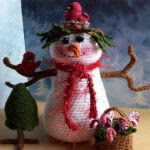 PATRON GRATIS MUÑECO DE NIEVE AMIGURUMI 22200