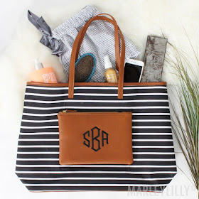 The Striped Overnight Tote Bag