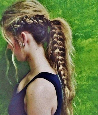 Braided Ponytail Hairstyle for Long Hair