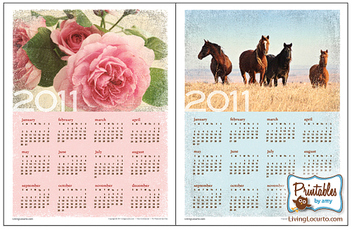 free printable calendars for 2011. FREE 2011 Printable Calendars