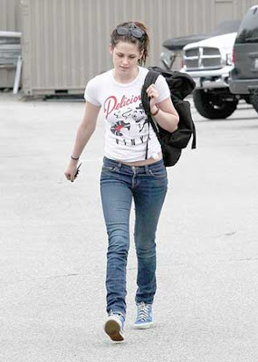 Kristen Stewart Vocal Studio Pics