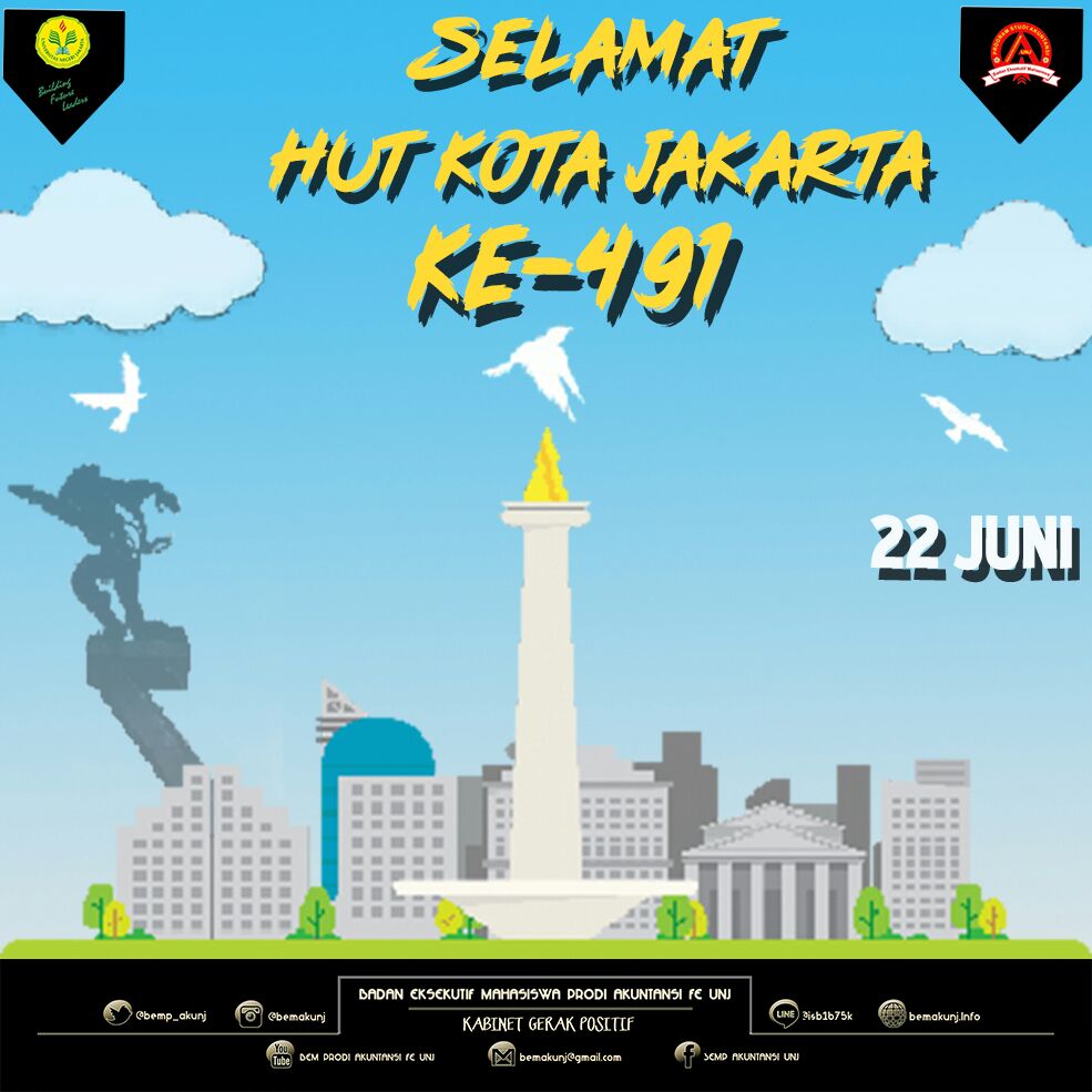 Selamat Hari Ulang Tahun Kota Jakarta KabinetSelaras