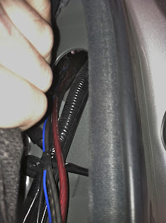 Lexus IS300 Running Power Wire For Amp Through Firewall Into Car