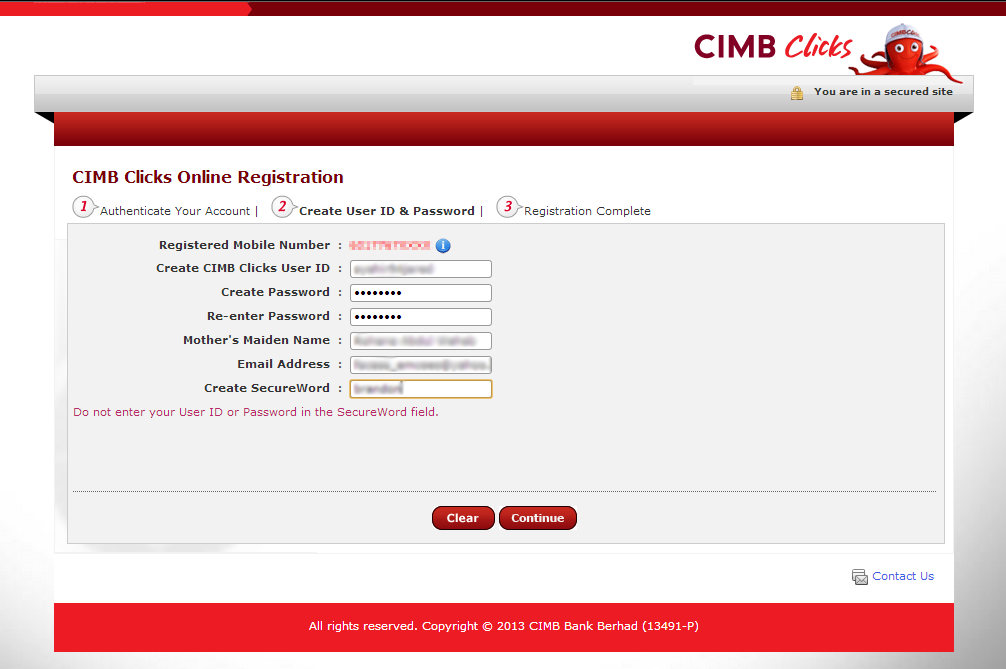 McG: Tutorial: How To Register CIMB Clicks [ EASY ]