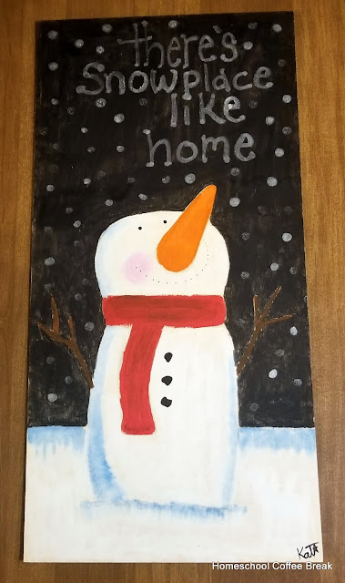 Holiday Art on the Virtual Refrigerator - an art link-up hosted by Homeschool Coffee Break @ kympossibleblog.blogspot.com
