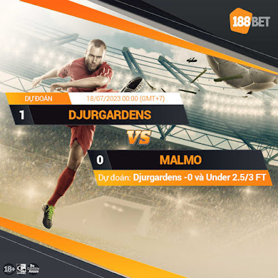 Nhận định VĐQG Thụy Điển DJURGARDENS VS MALMO, 00H00 NGÀY 18/07