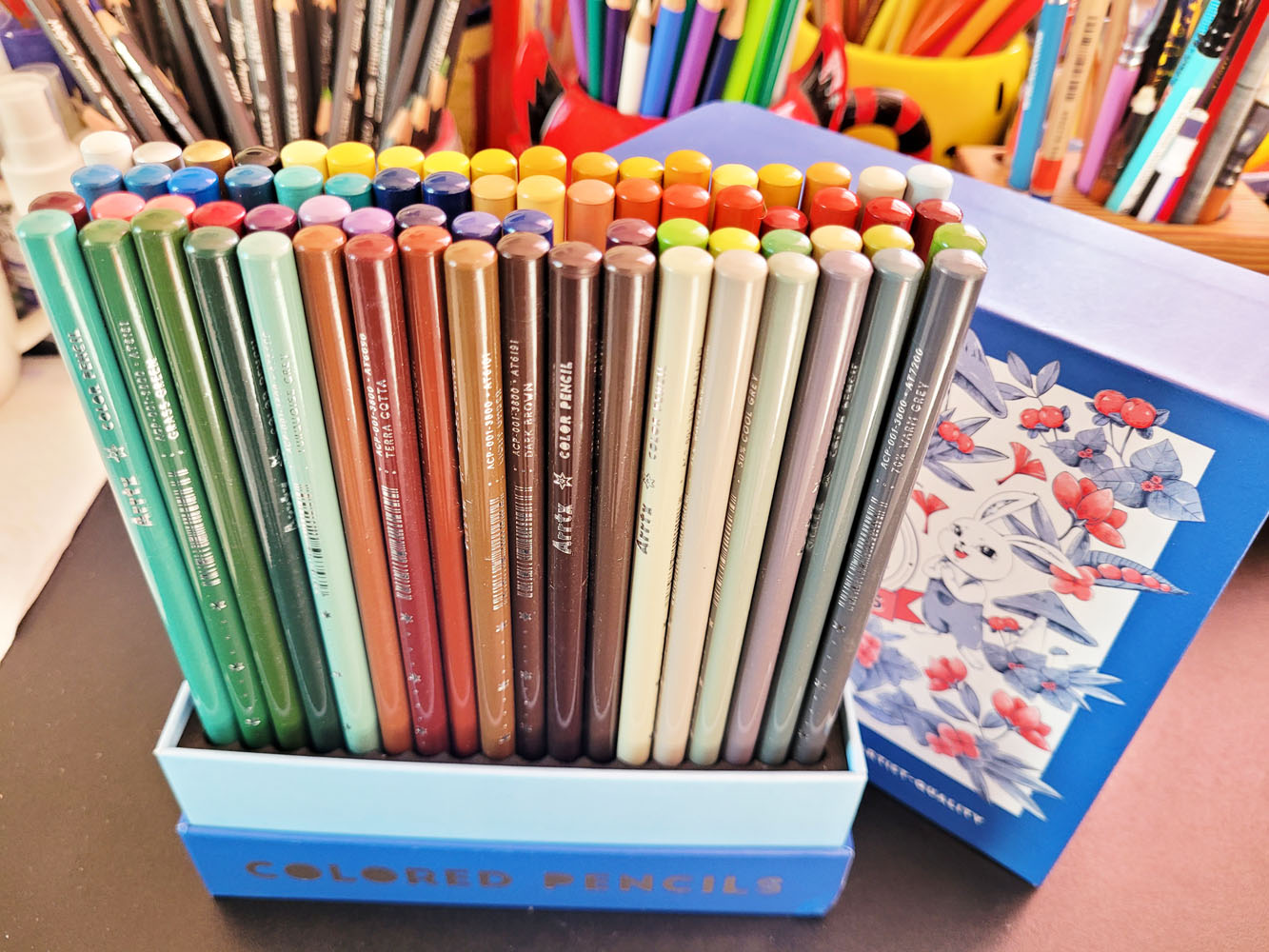 Fueled by Clouds & Coffee: Product Review: Castle Arts Colored Pencils  (Urban Collection)