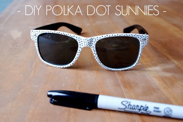 DIY Polka Dot Sunglasses