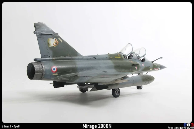 Maquette du Mirage 2000N d'Eduard au 1/48.