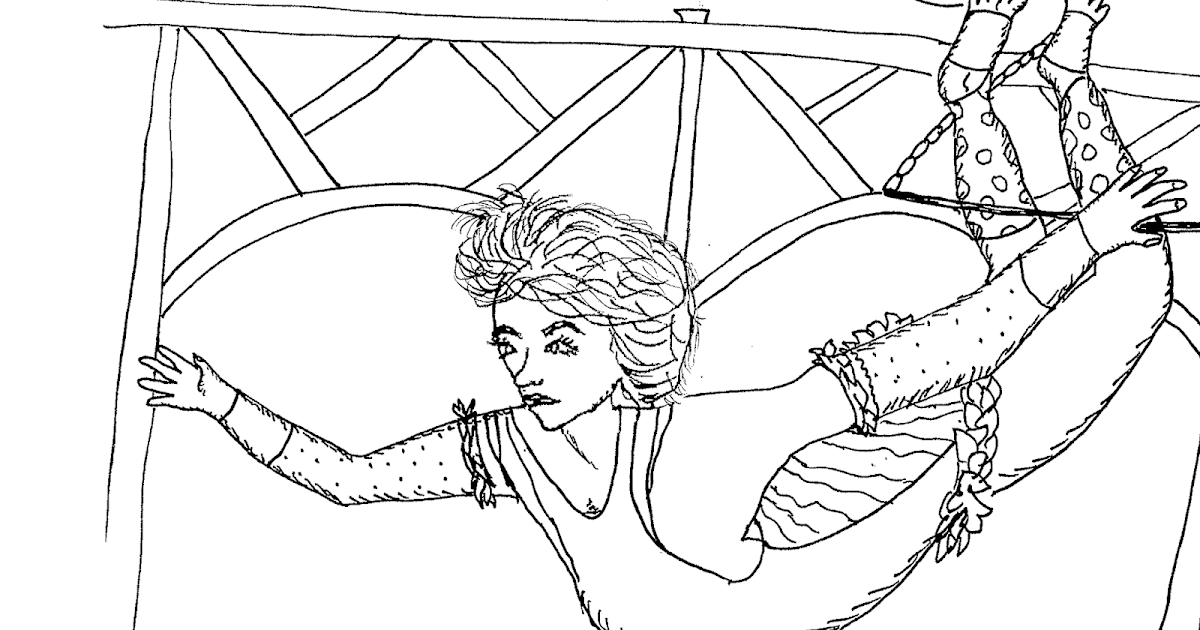 Download Robin's Great Coloring Pages: Greatest Showman Circus Coloring Pages 3 Trapeze
