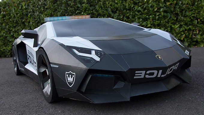 Wow Mobil  Lamborghini  Aventador  Ini Terbuat Dari Kertas 