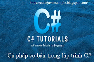 Cú pháp cơ bản trong lập trình C#