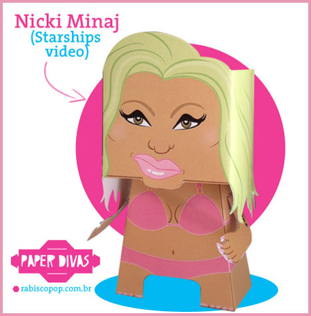 Nicki Minaj Paper Toy