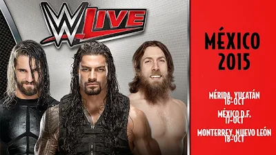 WWE live en Arena Ciudad de Mexico 2015 venta de boletos primera fila