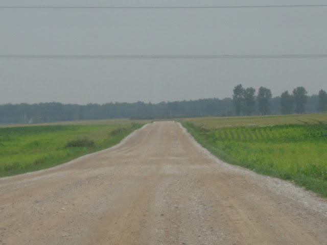 Lithuanian gravel road