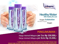 Harga Air Milagros Per Botol