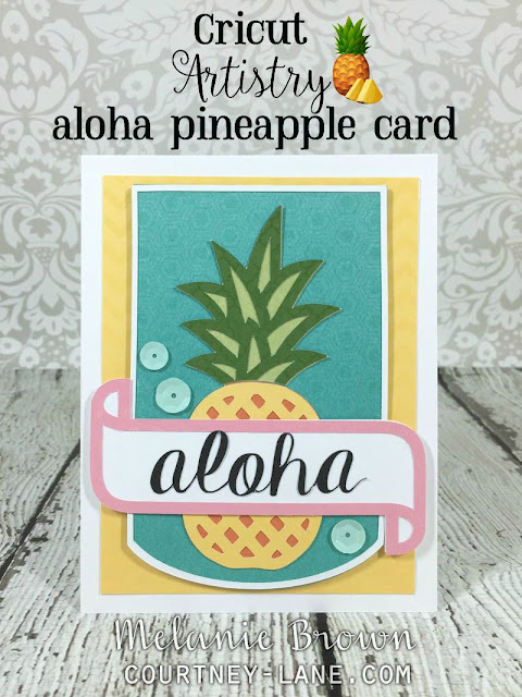 Aloha pineapple card