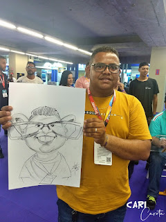 Caricaturista em Recife EXPOISP 2023