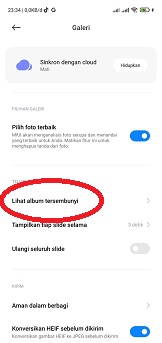 Cara Menyembunyikan Album di Xiaomi