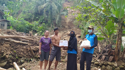 Lazismu Salurkan Bantuan ke Korban Bencana Alam di Wilayah Kecamatan Pituruh