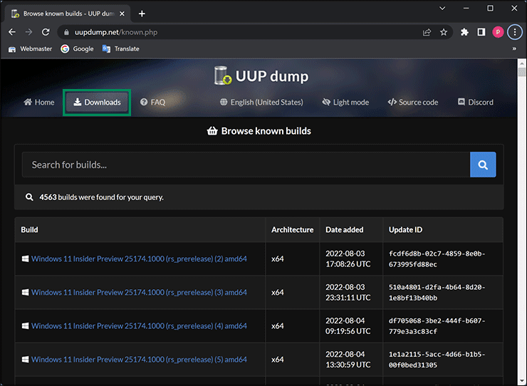 1-UUPDump-Downloads