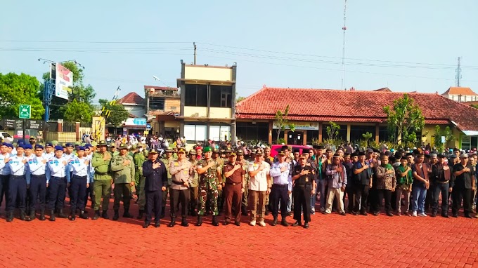 Senkom Mitra Polri Kabupaten Jepara mengikuti kegiatan Apel Satkamling tahun 2023