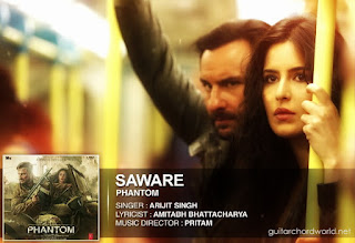 Saware Chords - Arijit Singh | Phantom