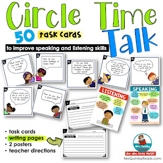 task cards, speaking and listening, teacher resources, elementary