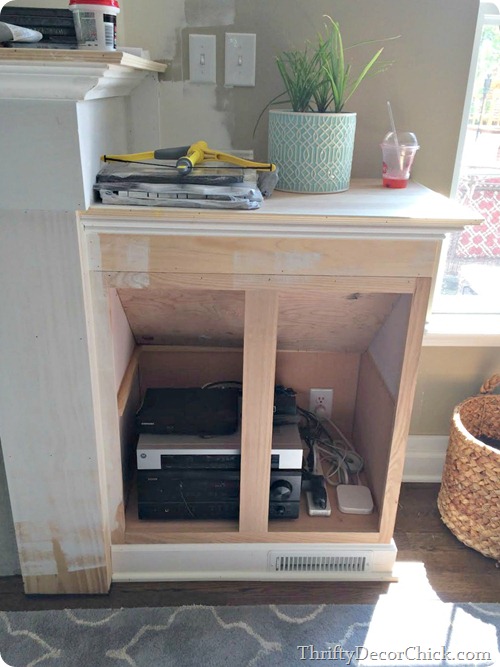 built ins by TV