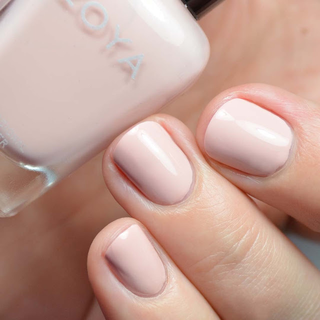 light pink creme nail polish