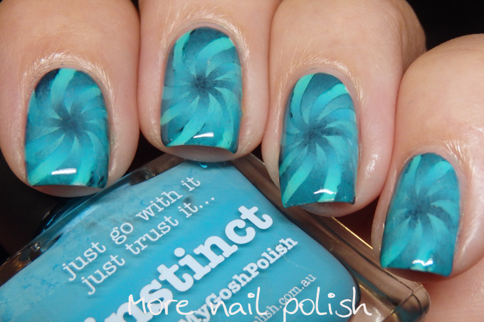 Tiffany Blue Aqua Nail Polish Wraps - No drying time, no mess! | Personail