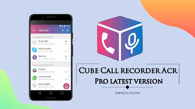 تحميل تطبيق تسجيل المكالمات Cube Call Recorder ACR Premium Apk-اخر إصدار