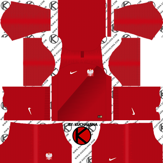 Poland 2018 World Cup Kit -  Dream League Soccer Kits