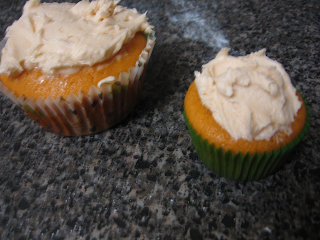 Orange soda cupcakes