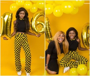 Stunning new photos of Mercy Aigbe's daughter as she turns 16 today