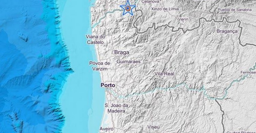 Fuerte sismo en Portugal y España de Magnitud 3.8 (Hoy Sábado 17 Noviembre 2018) Temblor Epicentro Arraiolos Melgaço - Oporto - Braga - Viana do Castelo - Alto Minho - IPMA - www.ipma.pt