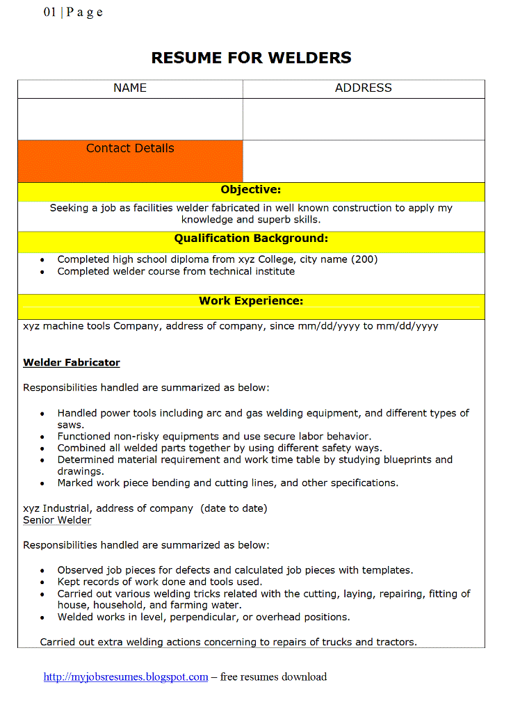 welder_resume_CV_1