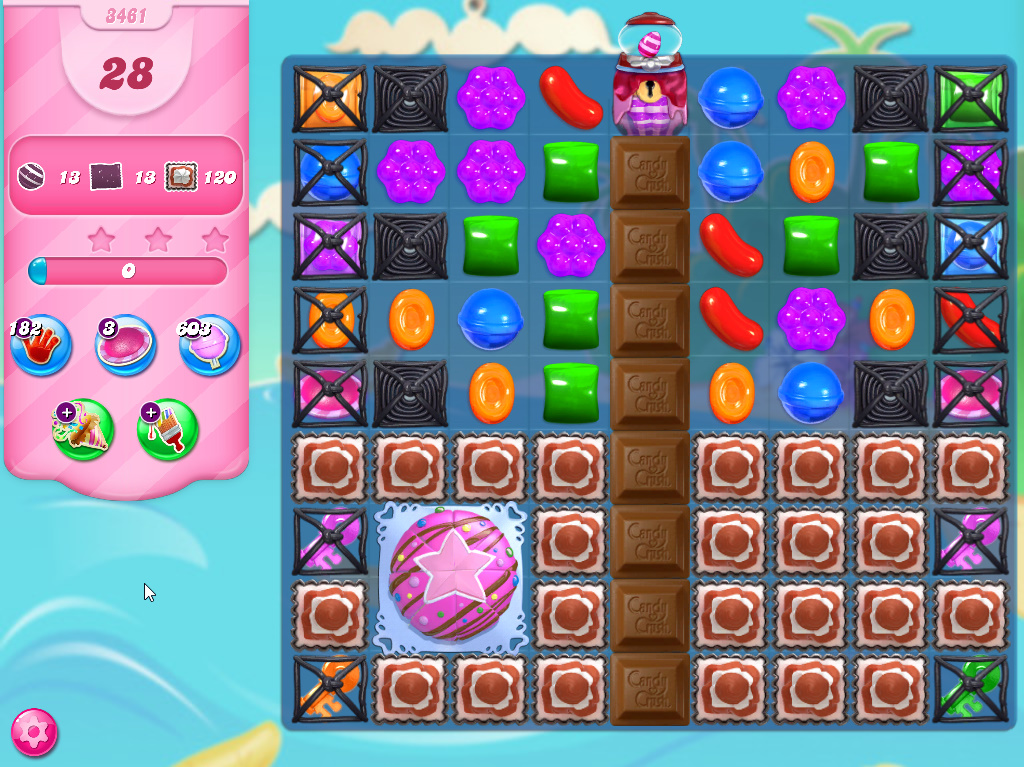 Candy Crush Saga level 3461