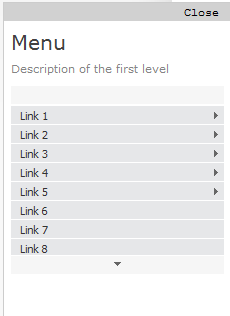 jGlideMenu is a vertical menu that can be dragged and dropped so that the reader can place Vertical drop down menu with jQuery