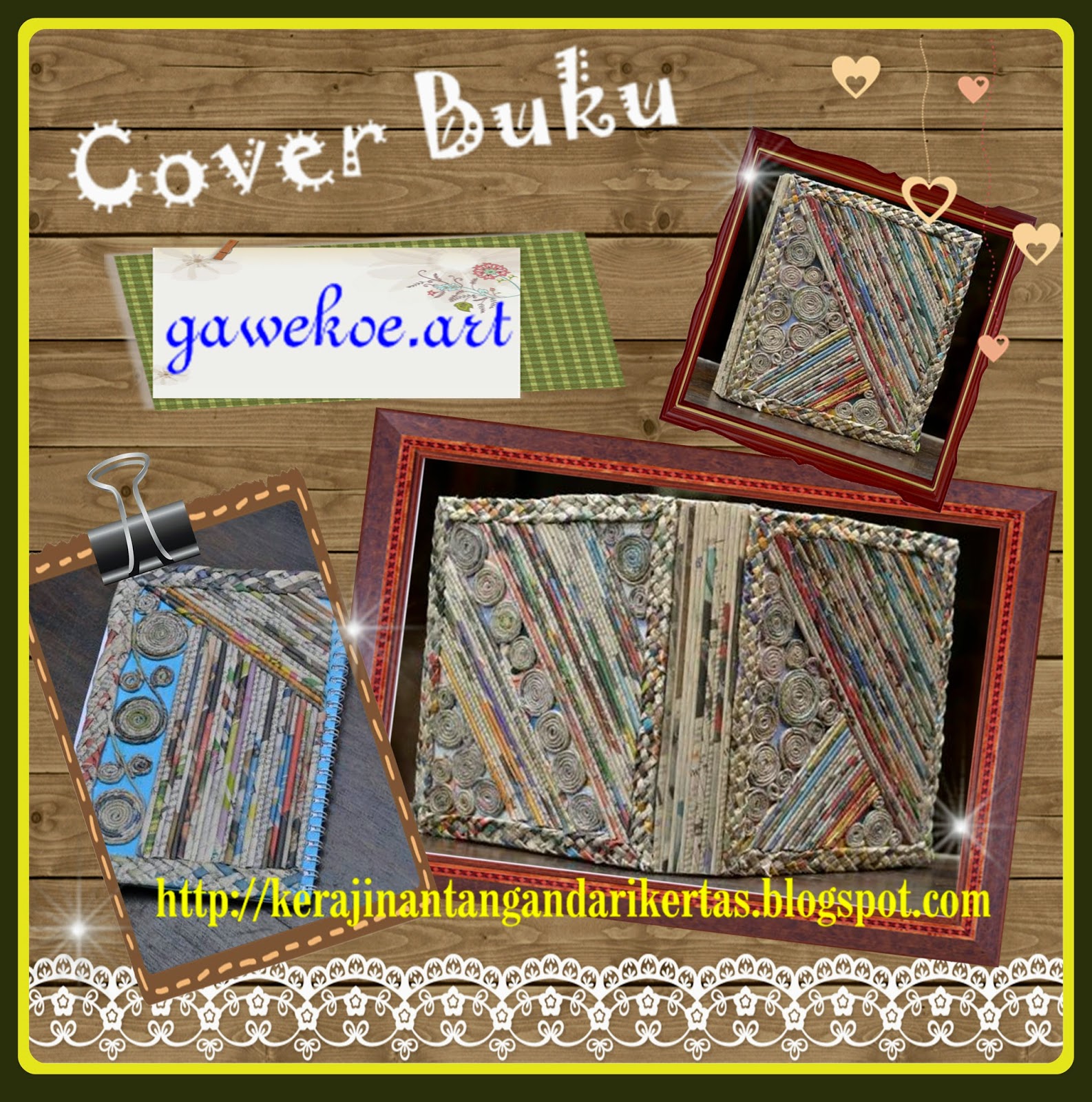 Kerajinan Tangan Kerajinan tangan dari kertas  Cover buku 