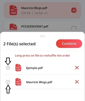 aplicacion para unir varios pdf