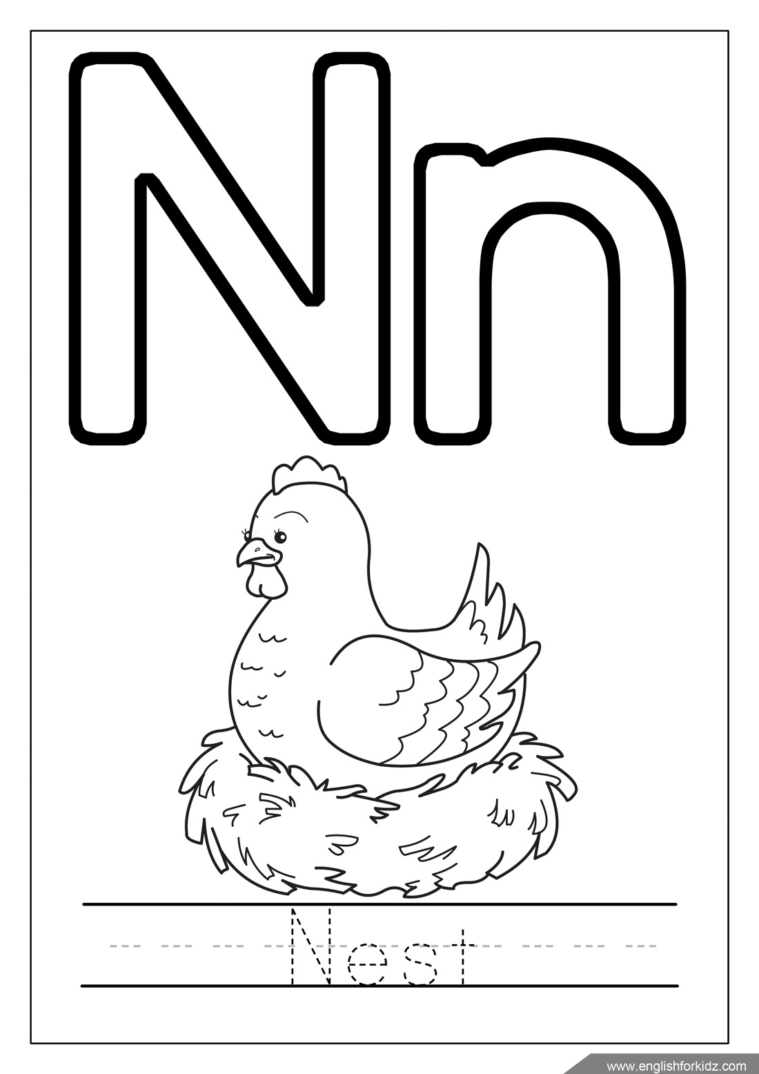 Download English for Kids Step by Step: Alphabet Coloring Pages ...