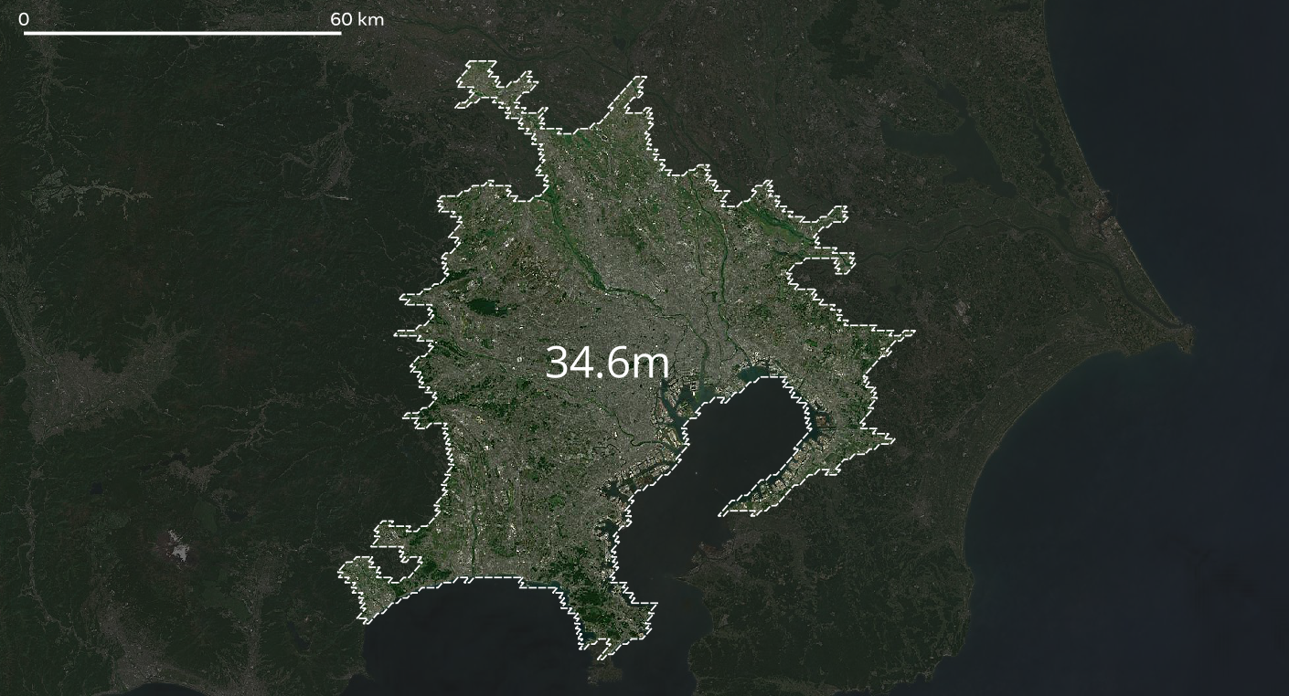 Density of population in greater Tokyo - census of 1926 - Digital  Commonwealth
