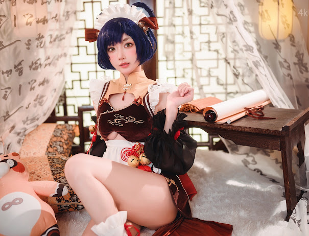 Coser@阿包也是兔娘 香菱女仆
