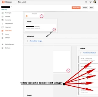 cara edit widget yang hilang tombol editornya